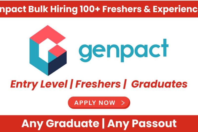 Genpact Career Opportunities 2025 : Work-from-Home & Hybrid Roles