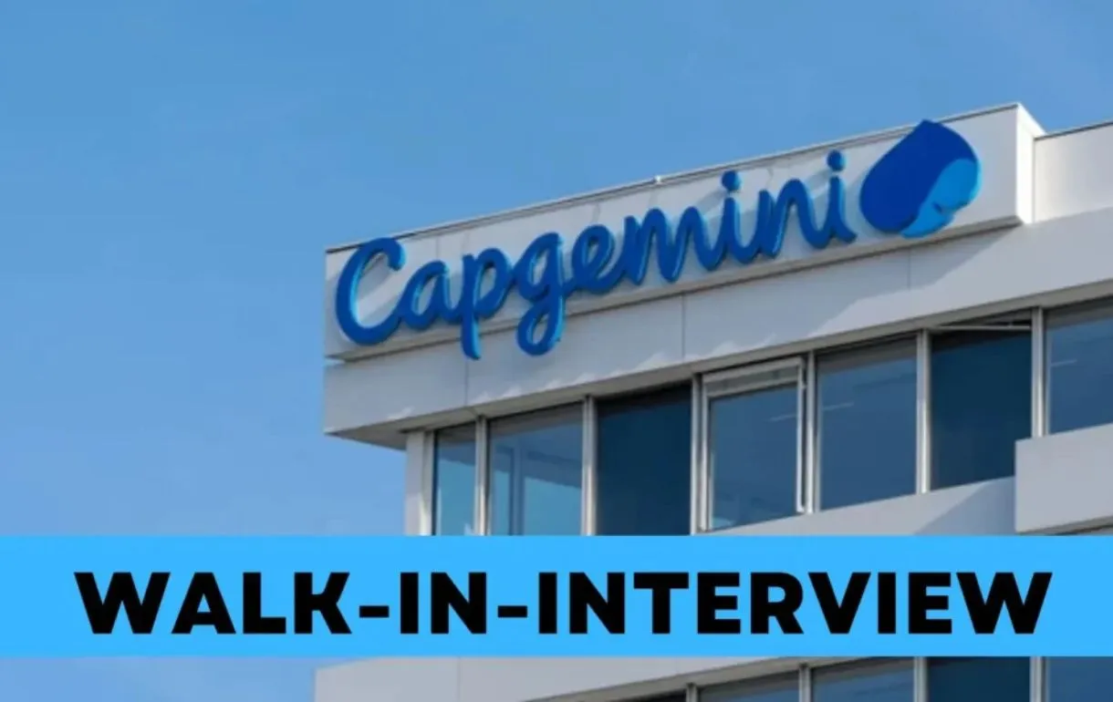 Capgemini Walk-In Drive on 22nd March 2025